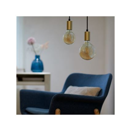 LED dimmbare Glühbirne VINTAGE FILAMENT G95 E27/6,7W/230V 2000-5000K CRI 90 Wi-Fi - WiZ