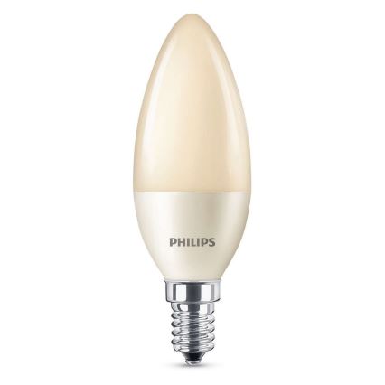 LED dimmbare Glühlampe Philips B38 E14/4W/230V 1850K