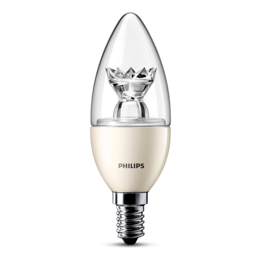 LED Dimmbare Glühlampe  PHILIPS E14/3,5W/230V