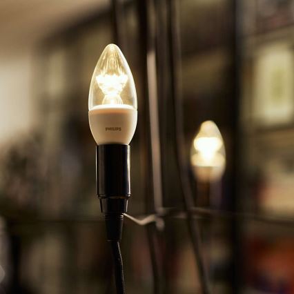 LED Dimmbare Glühlampe  PHILIPS E14/3,5W/230V