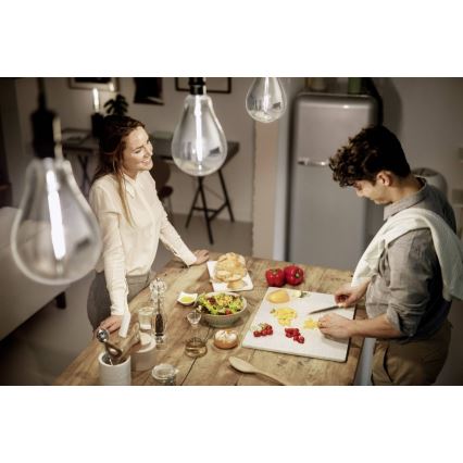 LED dimmbare Glühlampe SMOKY VINTAGE Philips A160 E27/6,5W/230V 4000K