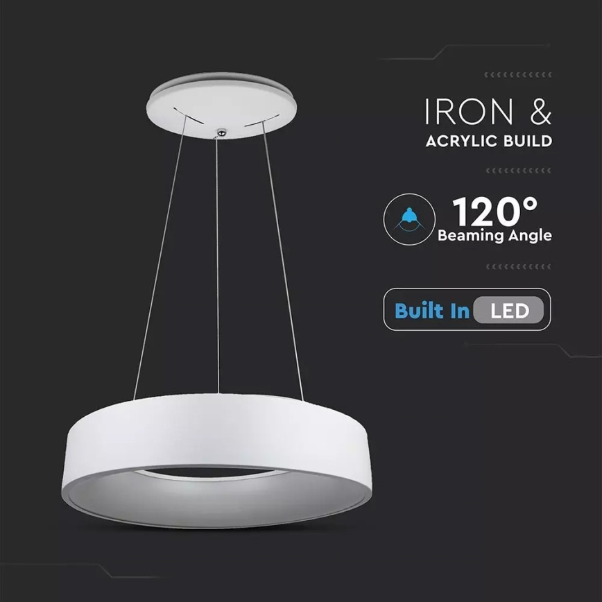 LED dimmbare Hängeleuchte 1xLED/30W/230V