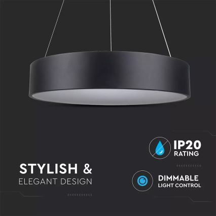 LED dimmbare Hängeleuchte 1xLED/30W/230V