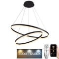 LED dimmbare Hängeleuchte an Kabel LED/100W/230V 3000-6500K Ø 80 cm + Fernbedienung