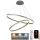 LED dimmbare Hängeleuchte an Kabel LED/100W/230V 3000-6500K Ø 80 cm + Fernbedienung