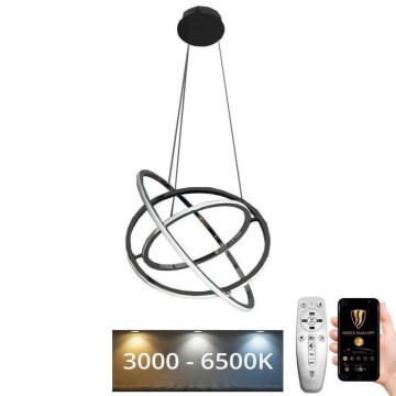 LED dimmbare Hängeleuchte an Kabel LED/105W/230V 3000-6500K Ø 60 cm + Fernbedienung