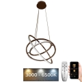 LED dimmbare Hängeleuchte an Kabel LED/105W/230V 3000-6500K Ø 60 cm + Fernbedienung