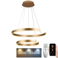 LED dimmbare Hängeleuchte an Kabel LED/120W/230V 3000-6500K Ø 60 cm + Fernbedienung