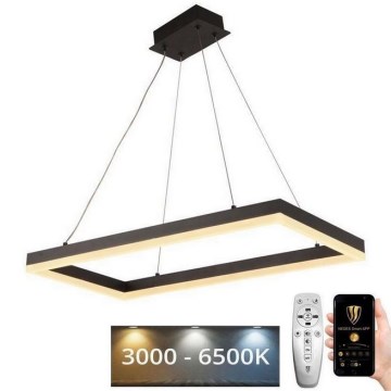 LED dimmbare Hängeleuchte an Kabel LED/40W/230V 3000-6500K + Fernbedienung