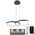 LED dimmbare Hängeleuchte an Kabel LED/50W/230V 3000-6500K + Fernbedienung