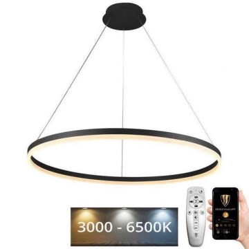 LED dimmbare Hängeleuchte an Kabel LED/55W/230V 3000-6500K Ø 80 cm + Fernbedienung