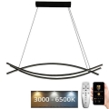 LED dimmbare Hängeleuchte an Kabel LED/70W/230V 3000-6500K + Fernbedienung