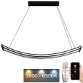 LED dimmbare Hängeleuchte an Kabel LED/70W/230V 3000-6500K + Fernbedienung