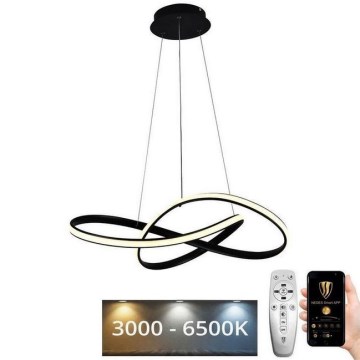LED dimmbare Hängeleuchte an Kabel LED/70W/230V 3000-6500K Ø 55 cm + Fernbedienung