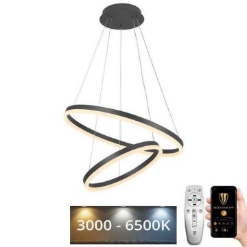 LED dimmbare Hängeleuchte an Kabel LED/70W/230V 3000-6500K Ø 60 cm + Fernbedienung