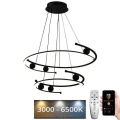 LED dimmbare Hängeleuchte an Kabel LED/80W/230V 3000-6500K Ø 60 cm + Fernbedienung