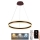 LED dimmbare Hängeleuchte an Kabel LED/85W/230V 3000-6500K Ø 60 cm + Fernbedienung