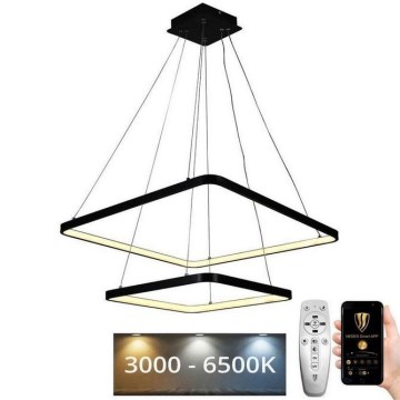 LED dimmbare Hängeleuchte an Kabel LED/90W/230V 3000-6500K + Fernbedienung