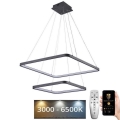 LED dimmbare Hängeleuchte an Kabel LED/90W/230V 3000-6500K + Fernbedienung
