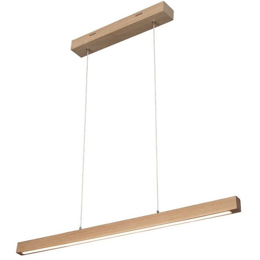 LED dimmbare Hängeleuchte an Kabel SMAL LED/12W/230V Eiche
