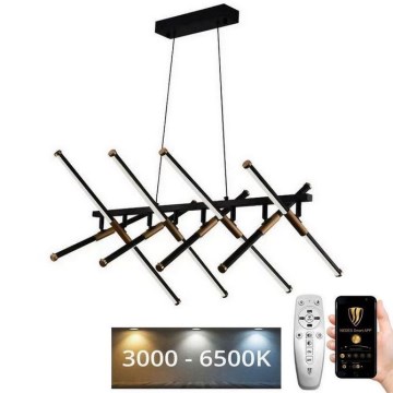 LED dimmbare Hängeleuchte an Seil LED/100W/230V 3000-6500K + Fernbedienung