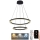 LED dimmbare Hängeleuchte an Seil LED/130W/230V 3000-6500K Ø 60 cm + Fernbedienung