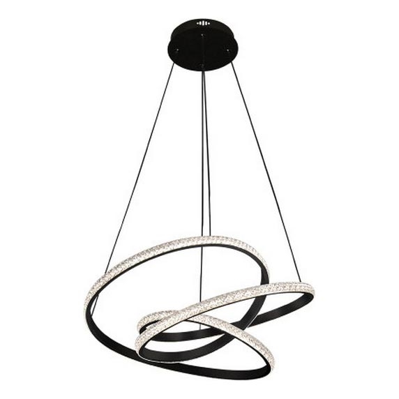 LED-dimmbare Hängeleuchte an Seil LED/90W/230V 3000–6500K Ø 47 cm + Fernbedienung