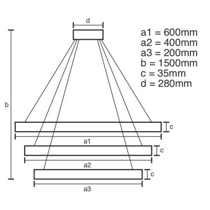 LED dimmbarer Kristall-Kronleuchter an Kabel LED/100W/230V 3000-6500K Silber + Fernbedienung