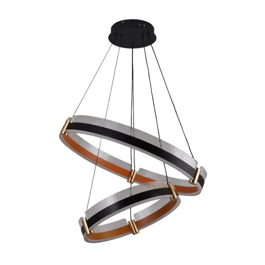 LED dimmbare Hängeleuchte an Seil LED/140W/230V 3000-6500K Ø 60 cm + Fernbedienung