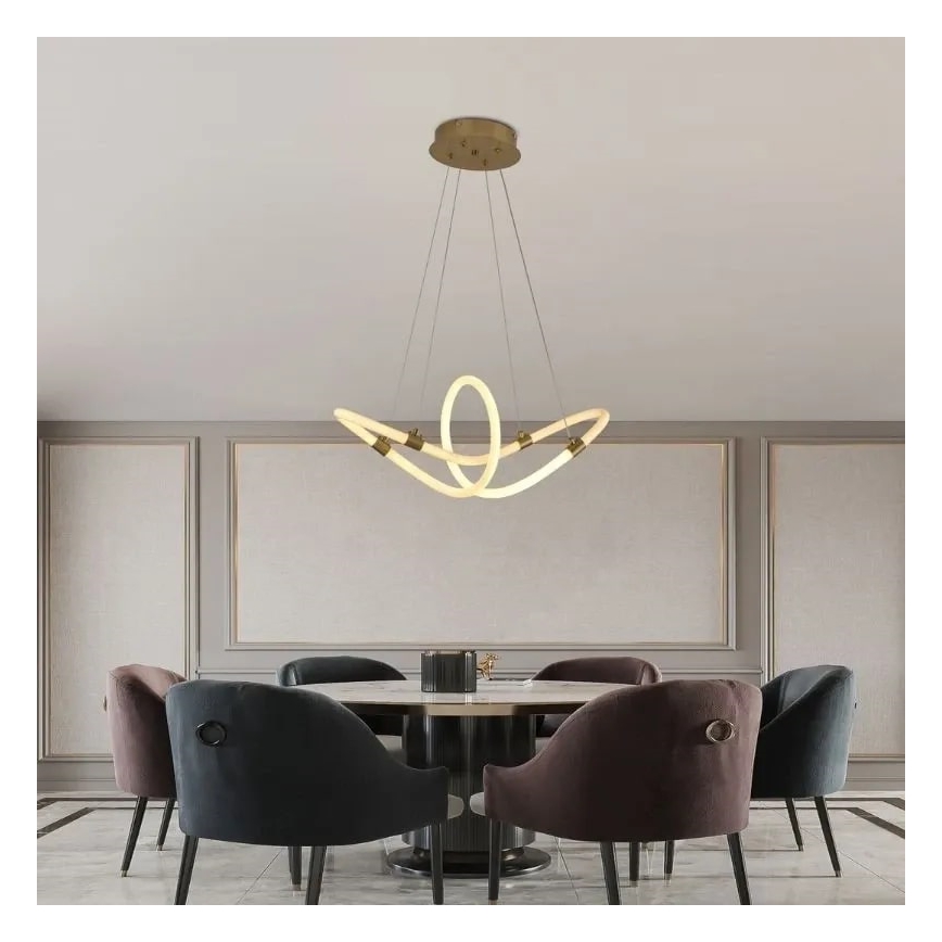 LED dimmbare Hängeleuchte an Kabel LED/25W/230V 3000-6500K + Fernbedienung