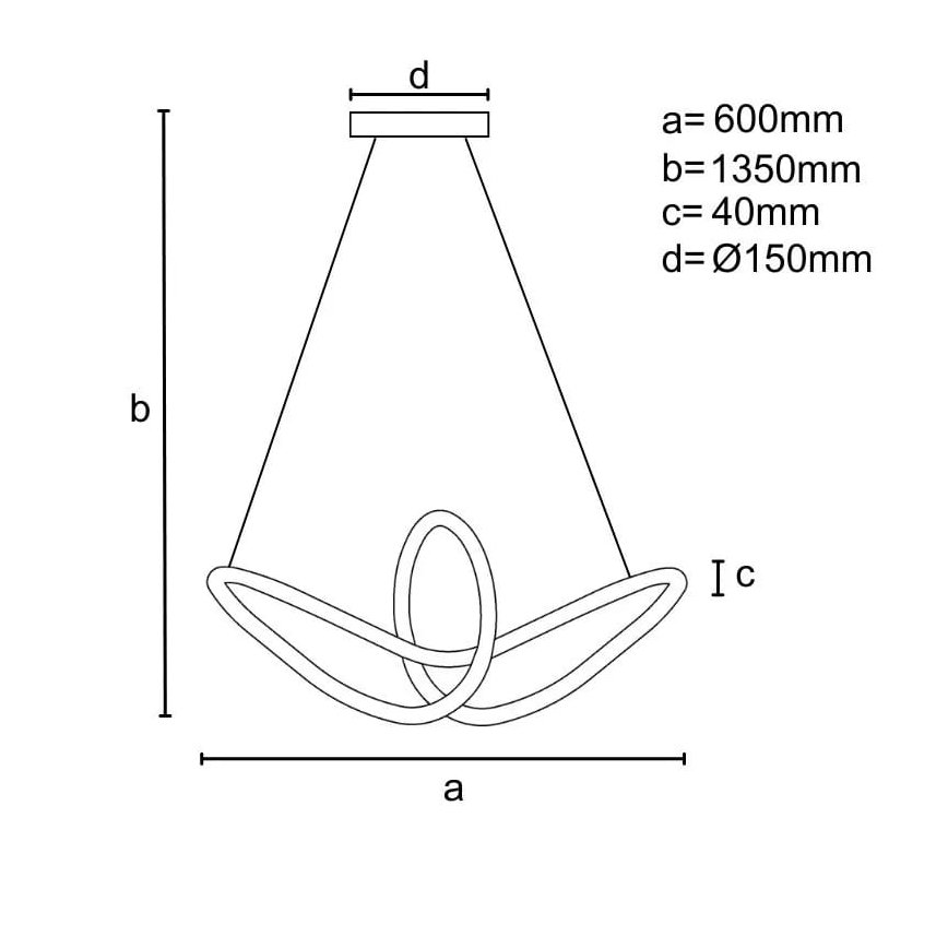 LED dimmbare Hängeleuchte an Kabel LED/25W/230V 3000-6500K + Fernbedienung