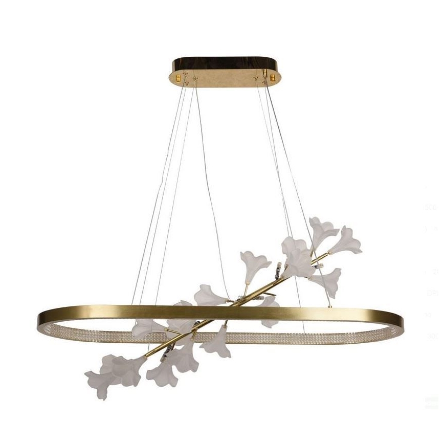 LED dimmbare Hängeleuchte an Seil LED/55W/230V 3000-6500K + Fernbedienung