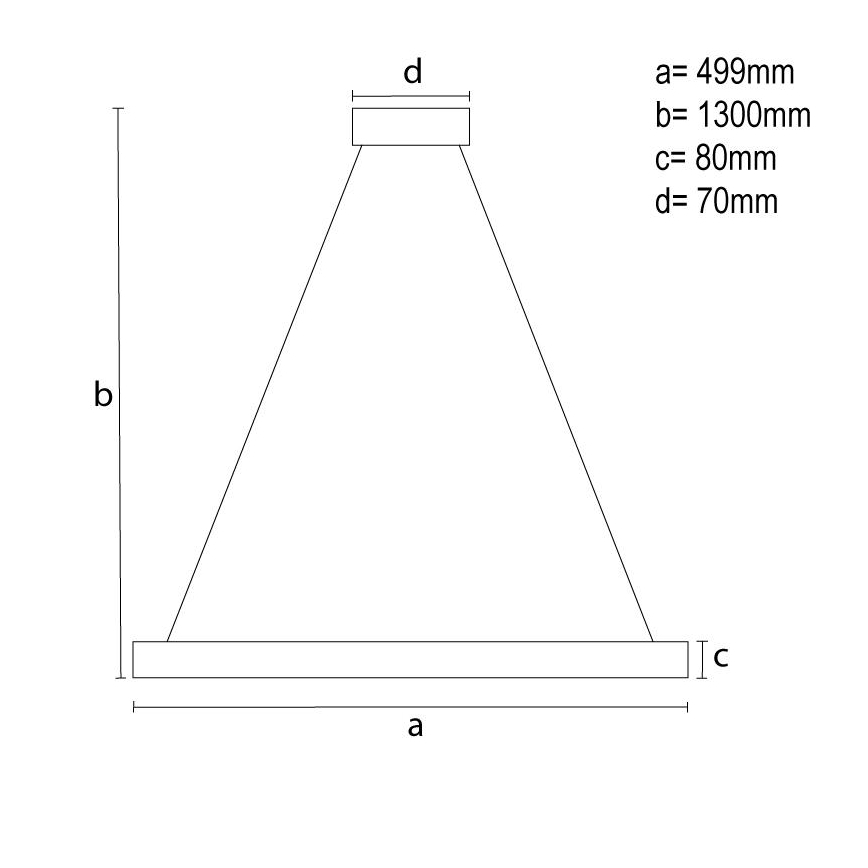 LED dimmbarer Kristall-Pendelleuchter an Kabel LED/80W/230V 3000-6500K Schwarz + Fernbedienung