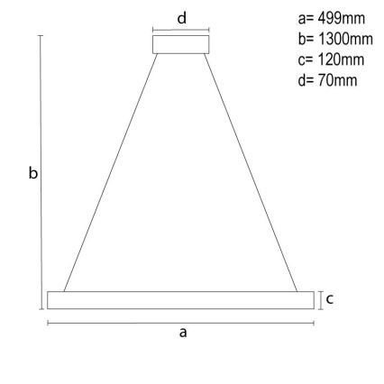 LED dimmbarer Kristall-Pendelleuchter an Kabel LED/80W/230V 3000-6500K Schwarz + Fernbedienung