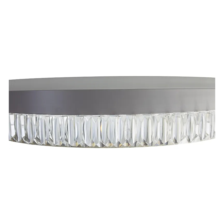 LED dimmbarer Kristall-Kronleuchter an Kabel LED/80W/230V 3000-6500K Weiß + Fernbedienung