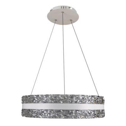 LED dimmbarer Kristall-Kronleuchter an Kabel LED/80W/230V 3000-6500K Weiß + Fernbedienung