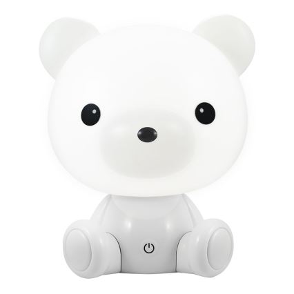 LED Dimmbare Kinder-Nachtlämpchen 2,5W/230V Teddybär weiß