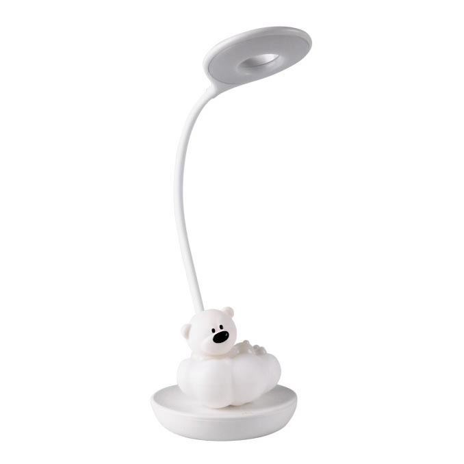 LED Dimmbare Kinder-Tischlampe BEAR LED/2,5W/230V weiß
