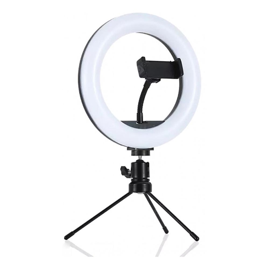 LED Dimmbare Lampe mit Stativ und Halterung für Vlogging LED/10W/USB