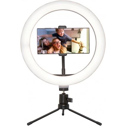 LED Dimmbare Lampe mit Stativ und Halterung für Vlogging LED/10W/USB