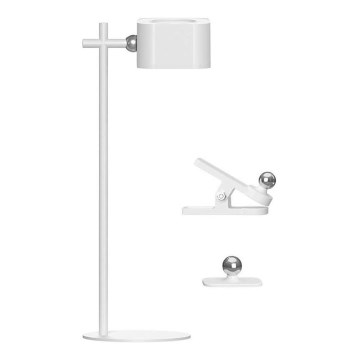 LED dimmbare magnetische wiederaufladbare Schreibtischlampe 4in1 LED/3W/5V 3000-6000K 1800 mAh weiß