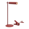 LED dimmbare magnetische wiederaufladbare Tischlampe 3in1 LED/3W/5V 4000K 1500 mAh rot