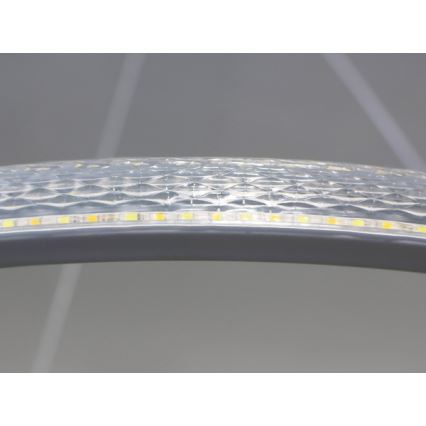 Dimmbare LED-Pendelleuchte mit Drahtseilaufhängung, 32 W, 230 V, 3000–6500 K, Ø 60 cm + Fernbedienung