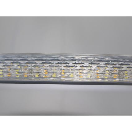 Dimmbare LED-Pendelleuchte mit Drahtseilaufhängung, 32 W, 230 V, 3000–6500 K, Ø 60 cm + Fernbedienung