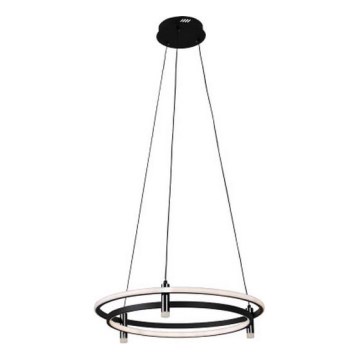 LED dimmbare Pendelleuchte an Kabel, 100 W, 230 V, 3000–6500 K, Ø 60 cm, inkl. Fernbedienung