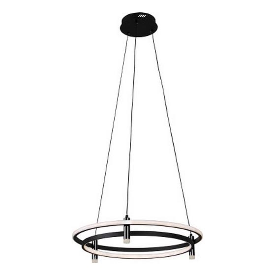 LED dimmbare Pendelleuchte an Kabel, 100 W, 230 V, 3000–6500 K, Ø 60 cm, inkl. Fernbedienung