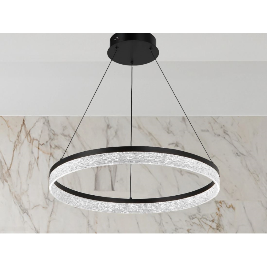 LED-dimmbarer Pendelleuchter an Stahlseil ALIANZ LED/60W/230V 3000-6000K Ø 80 cm + Fernbedienung