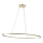 LED-dimmbare Pendelleuchte an Kabel LEO LED/67W/230V 3000/4000K CRI 90 60x130 cm bronze