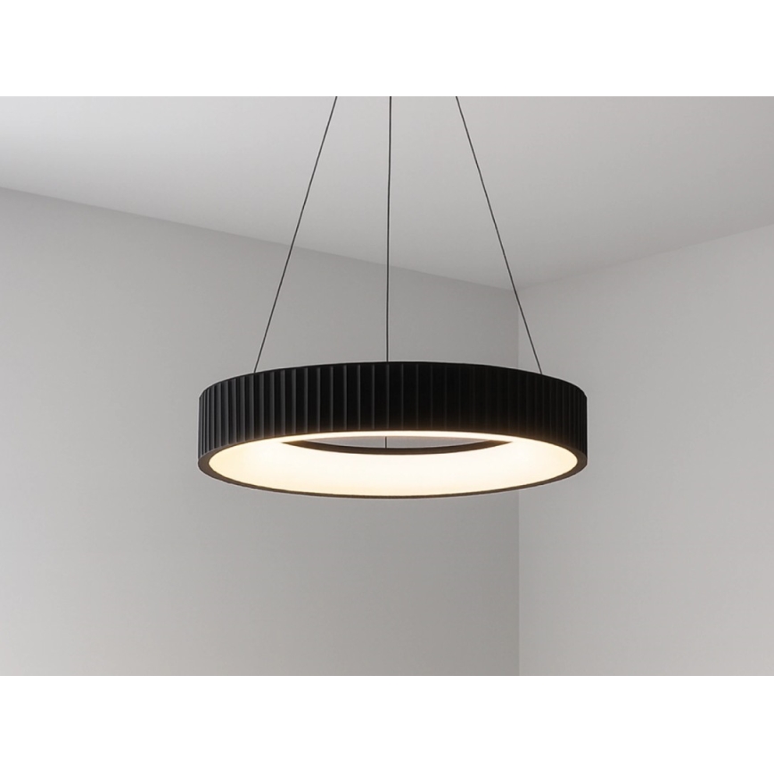 Dimmbare LED-Pendelleuchte mit Seilabhängung LED/75 W/230 V 3000–6500 K Ø 49 cm, inkl. Fernbedienung