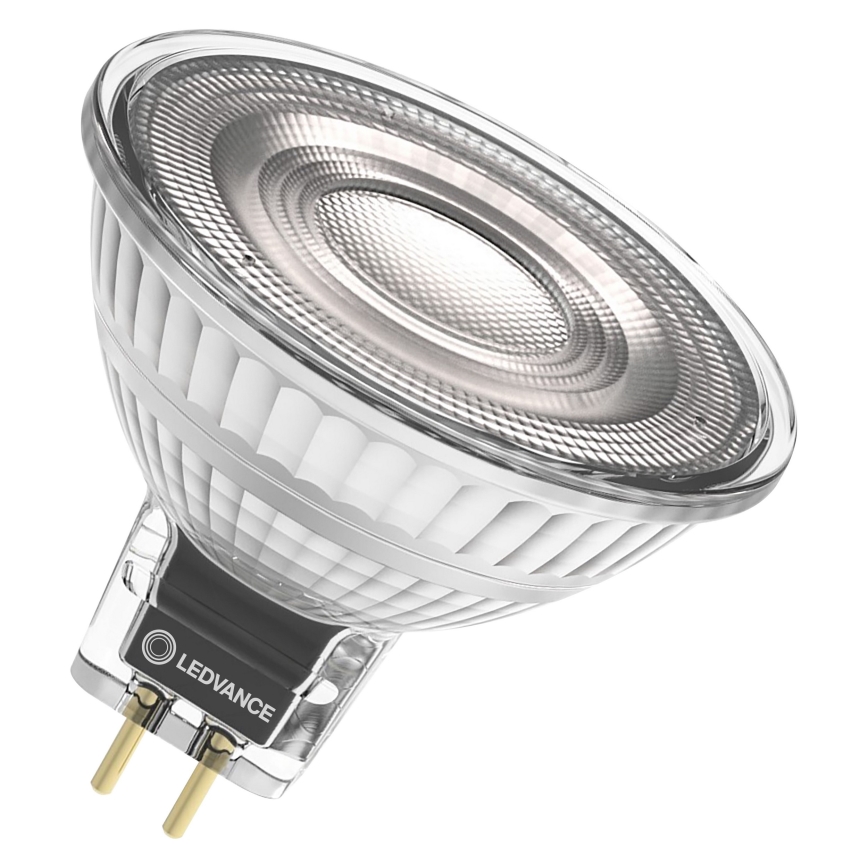 Dimmbare LED-Reflektorlampe MR16 GU5,3/5,3W/12V 3000K 36° CRI 97 - Ledvance